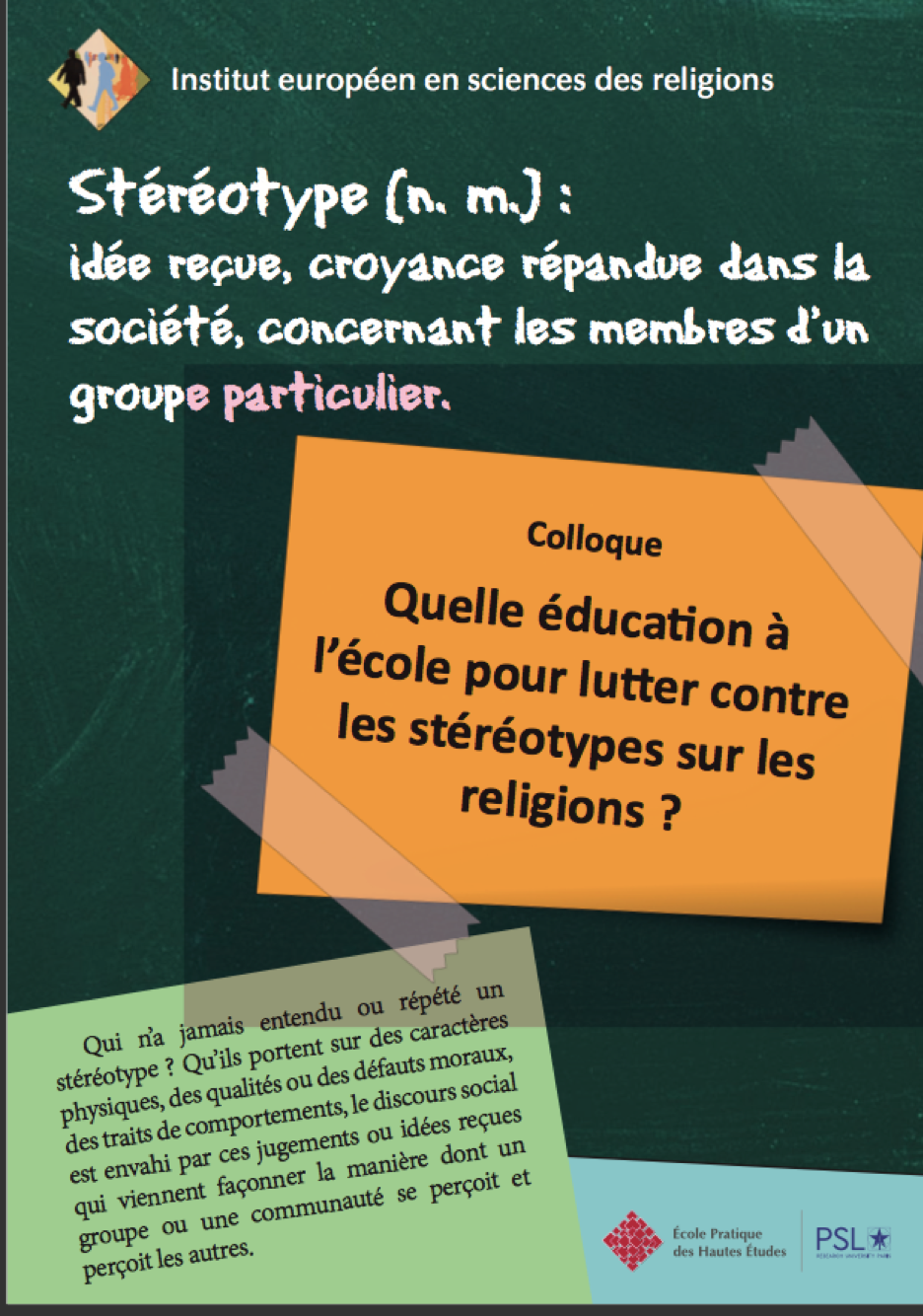 SORAPS at international symposium on religions in the schools in Paris